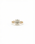 Oval Diamond Marquise Vine Engagement Ring — front view