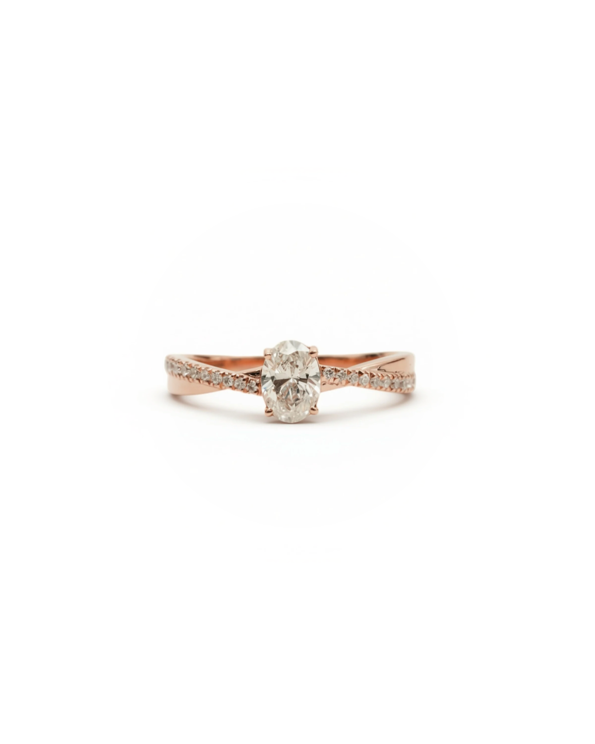 1.2ct Marquise Diamond Infinity Twist Engagement Ring