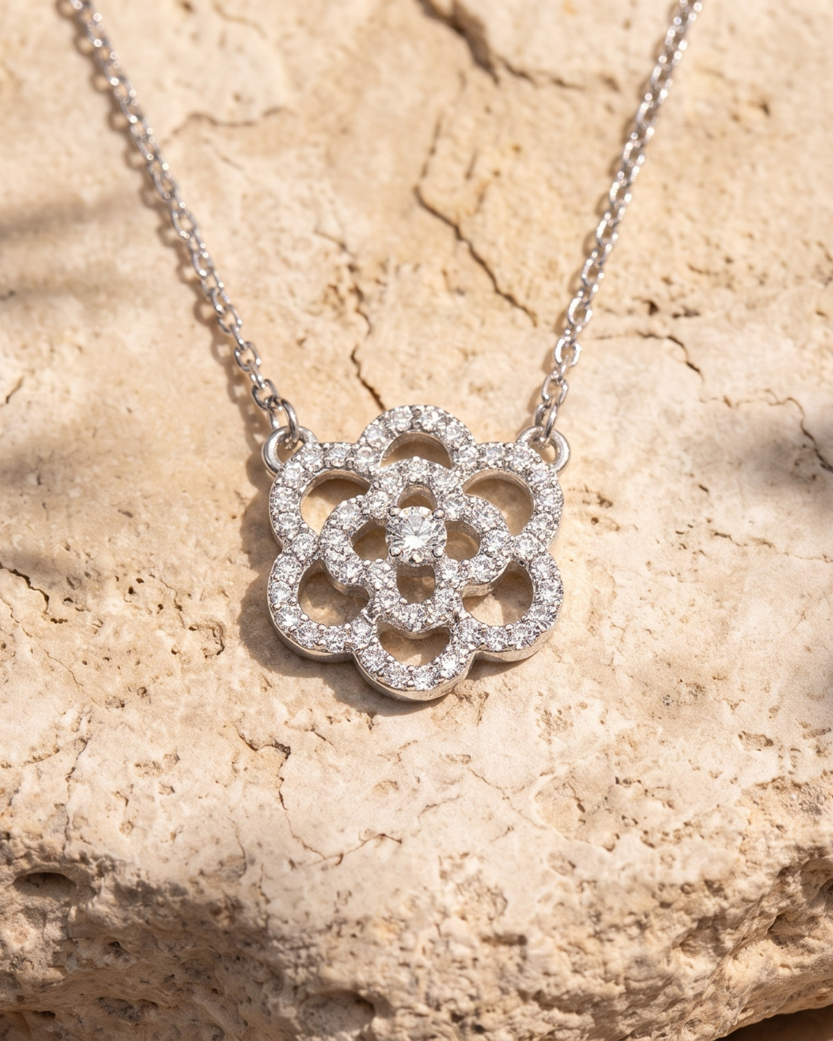 Bianca Rosetta Necklace