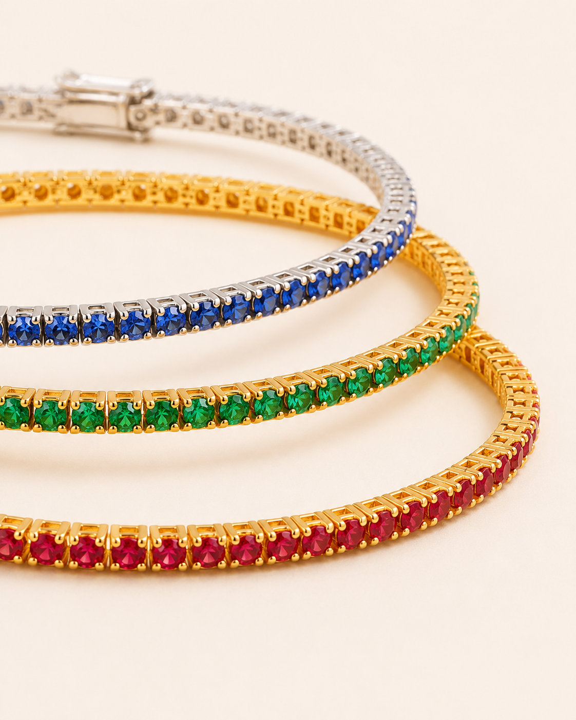Spectrum Tennis Bracelet