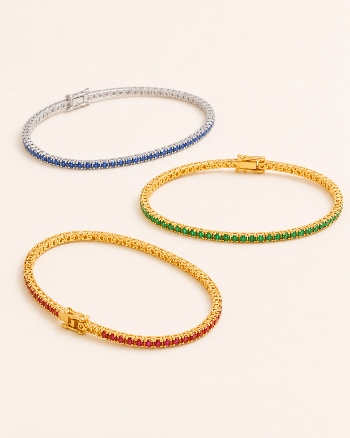 Spectrum Tennis Bracelet