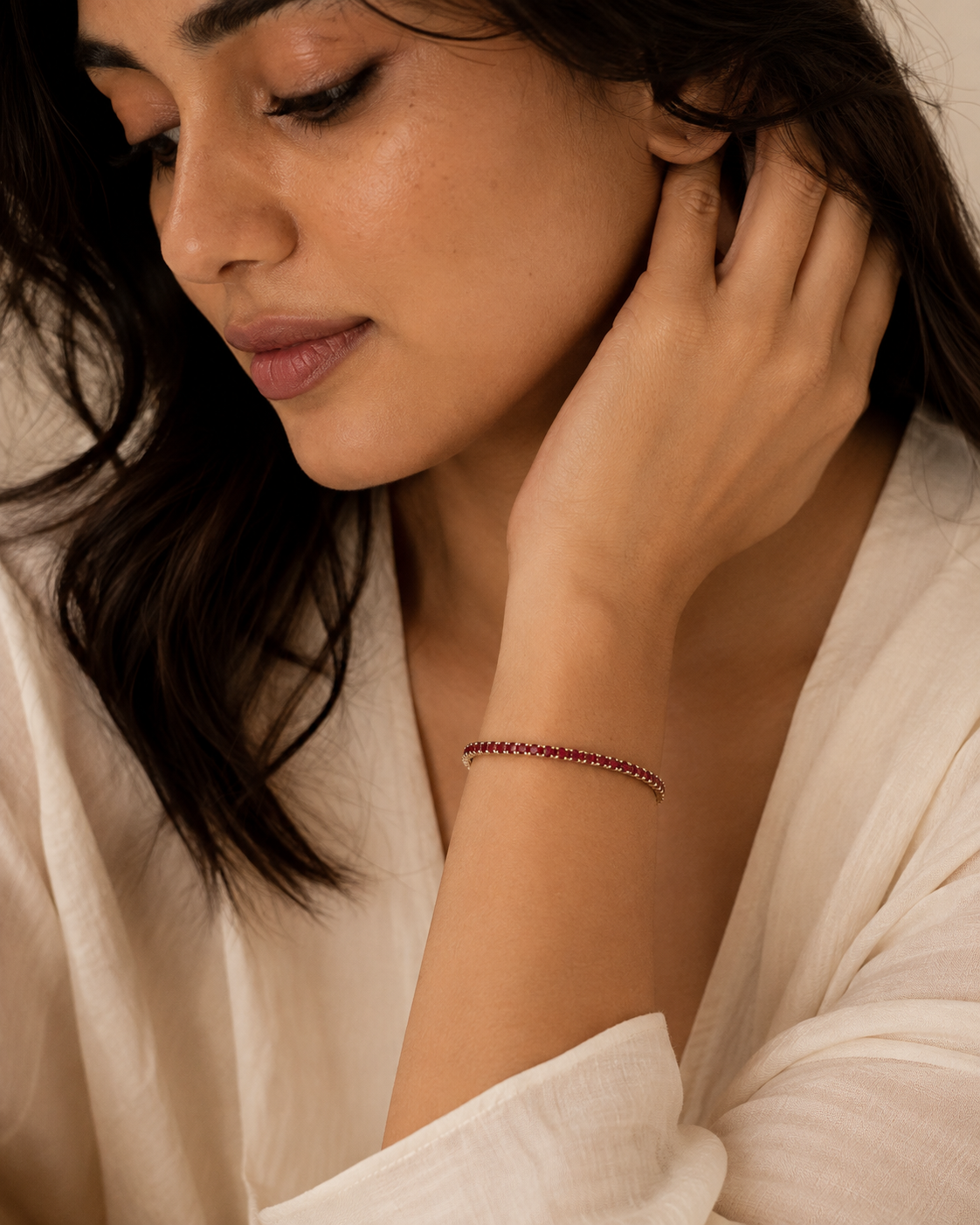 Spectrum Tennis Bracelet