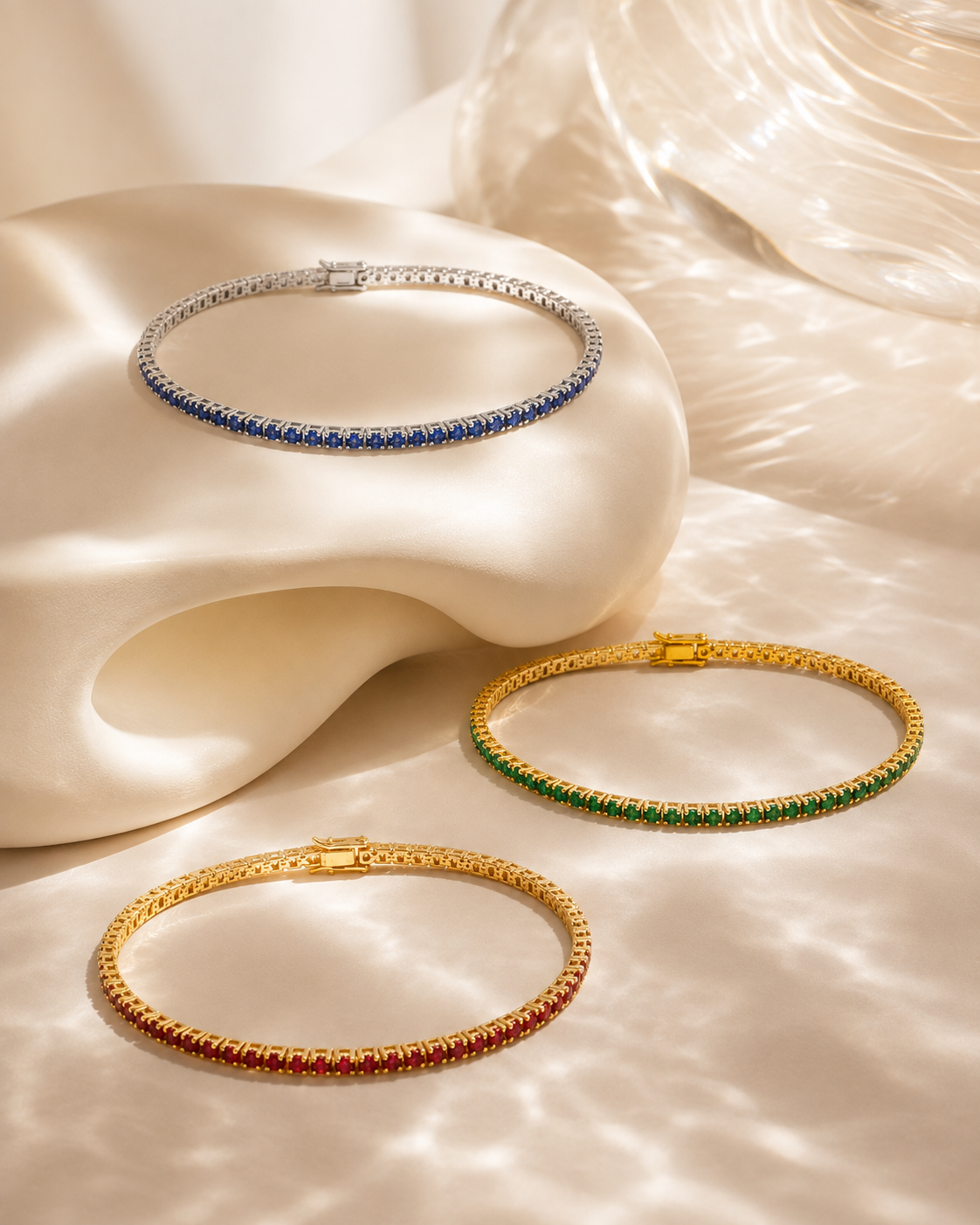 Spectrum Tennis Bracelet