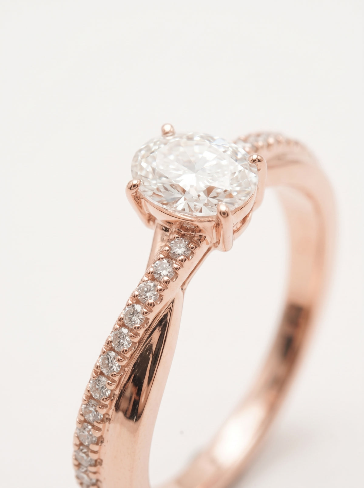 1.2ct Marquise Diamond Infinity Twist Engagement Ring